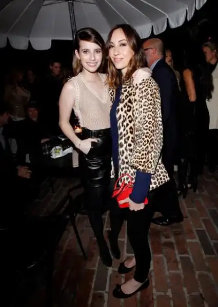 Emma Roberts and Gia Coppola 