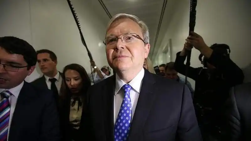 Kevin Rudd spruddarrivesconf x 