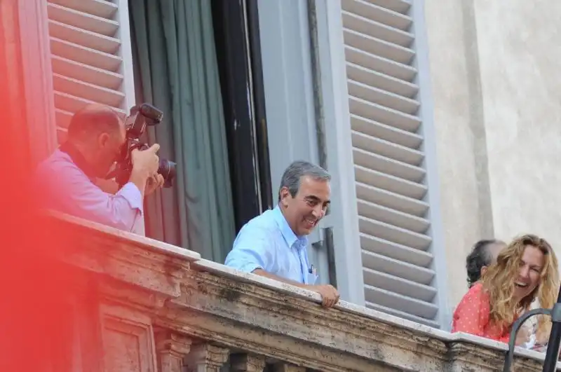 Maurizio Gasparri e Manuela Repetti 