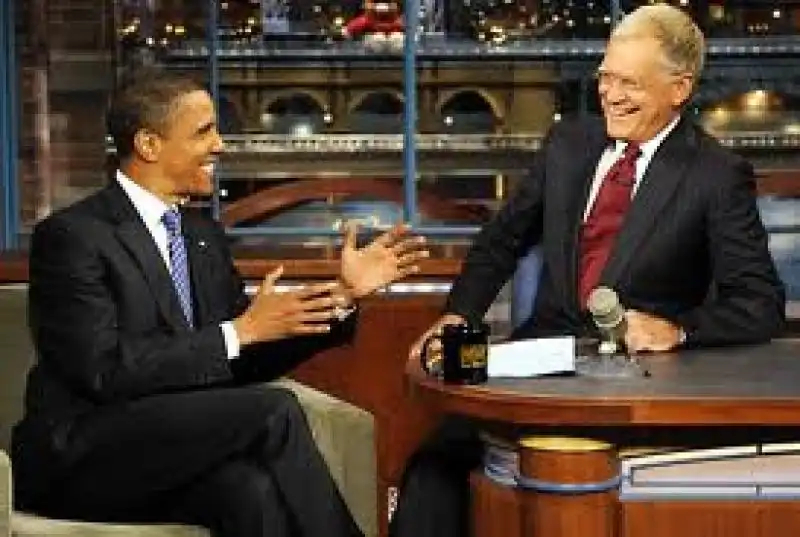 OBAMA LETTERMAN 