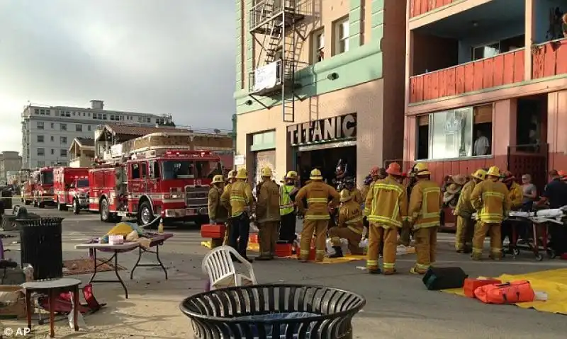 SOCCORSI SUL LUOGO DELL INCIDENTE A VENICE BEACH DOVE E STATA UCCISA ALICE GRUPPIONI 