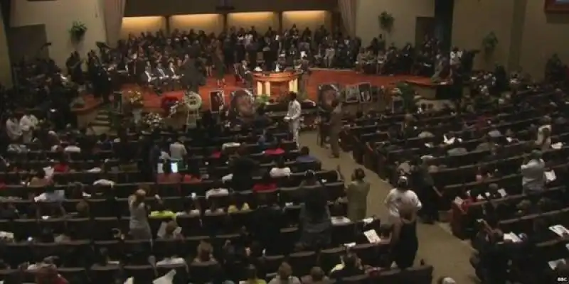 i funerali di michael brown 