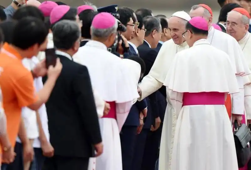 Il papa in visita in Corea