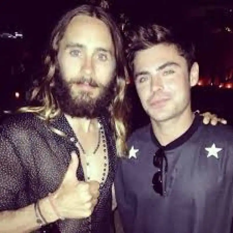 jared leto e zac efron