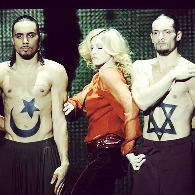 madonna fra israele e palestina