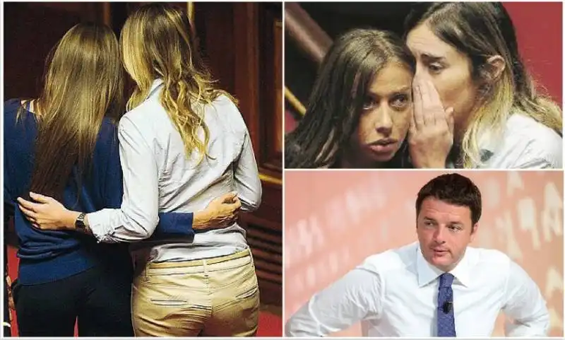 maria rosaria rossi maria elena boschi matteo renzi