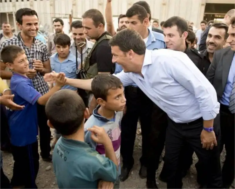 MATTEO RENZI IN IRAQ