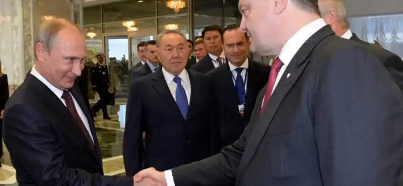 putin e poroshenko