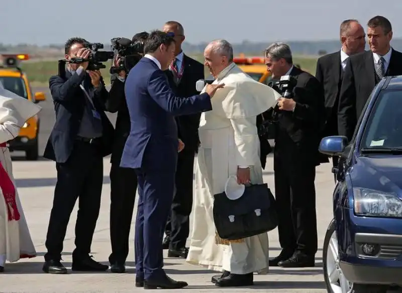 Renzi saluta papa Francesco