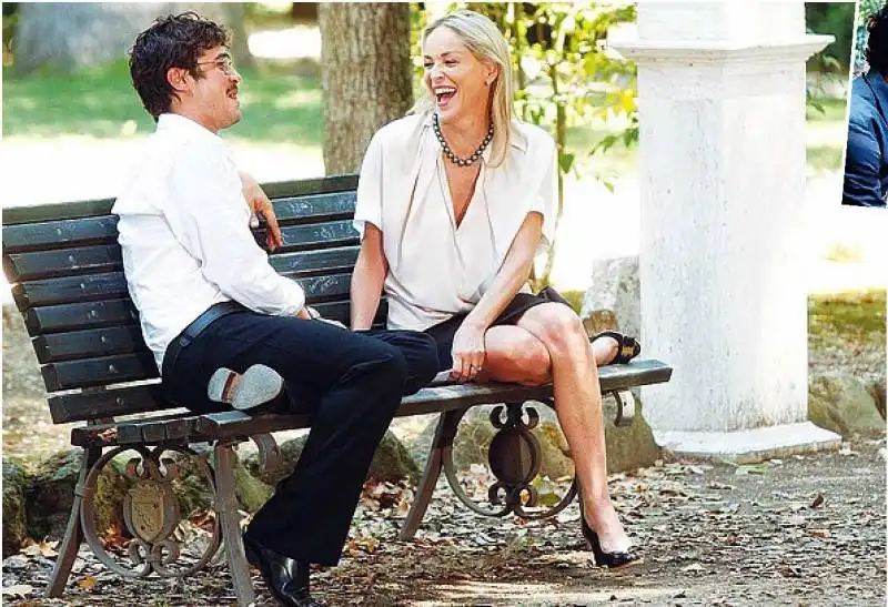 scamarcio e sharon stone 