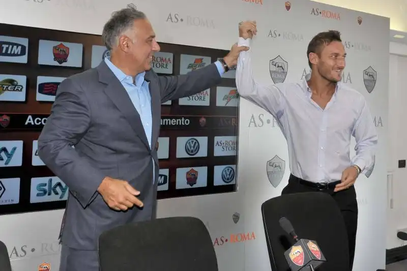 TOTTI E JAMES PALLOTTA 