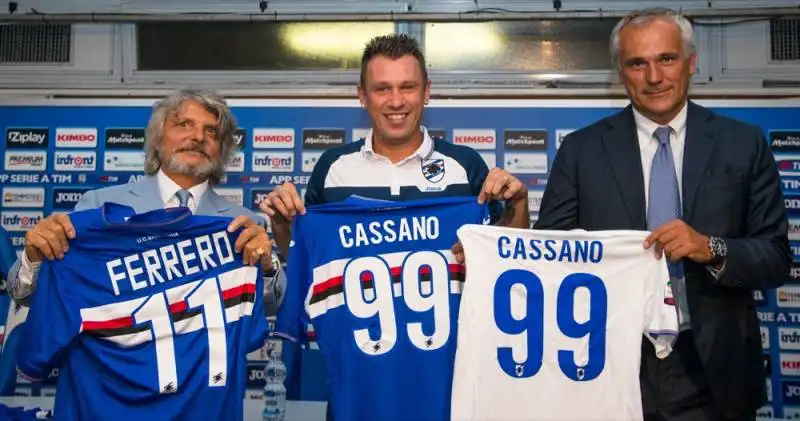 antonio   cassano   massimo ferrero