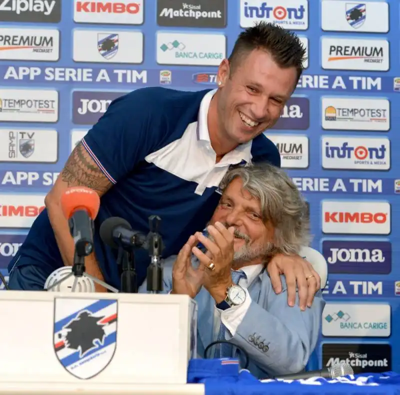 antonio  cassano   massimo ferrero