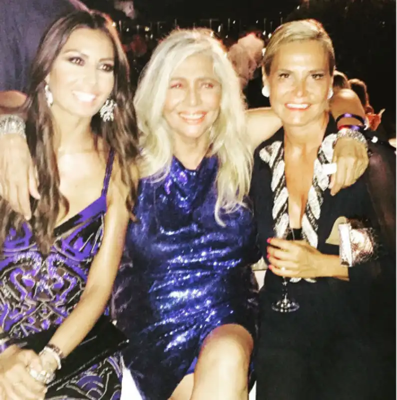 elisabetta gregoraci mara venier e simona ventura