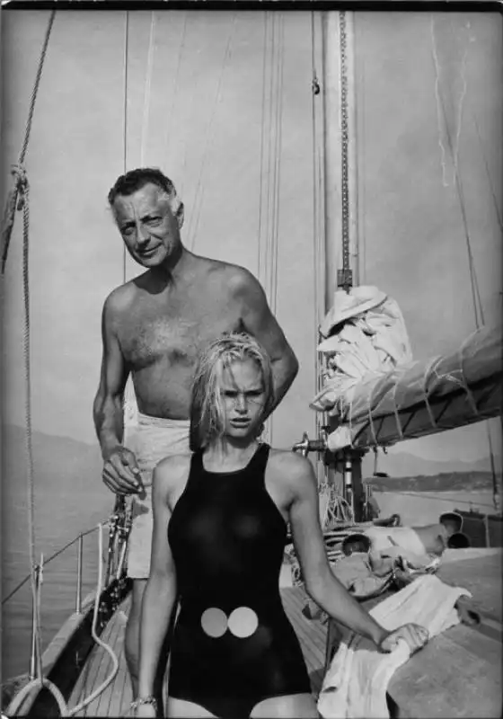 Gianni Agnelli e Heidi von Salvisberg, 1967 - Capri