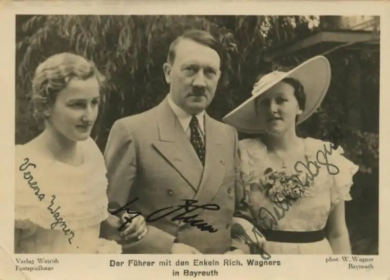 hitler con friedelind wagner in 1938