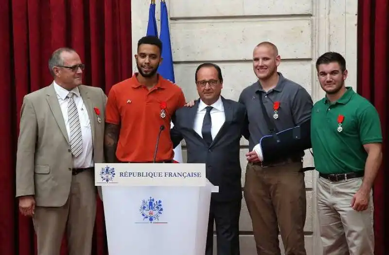 hollande con alek skarlatos spencer stone anthony sadler