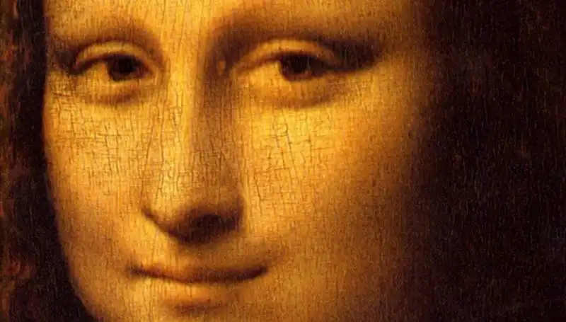 la gioconda   dettaglio del viso