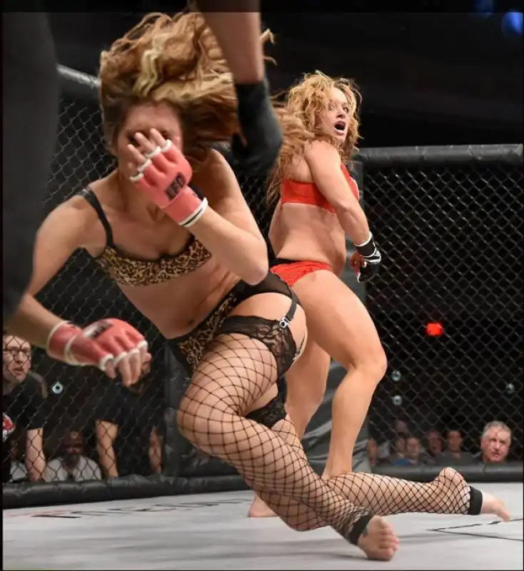 lingerie fighting championship   jenny bloody valentine   riley nuclear norris