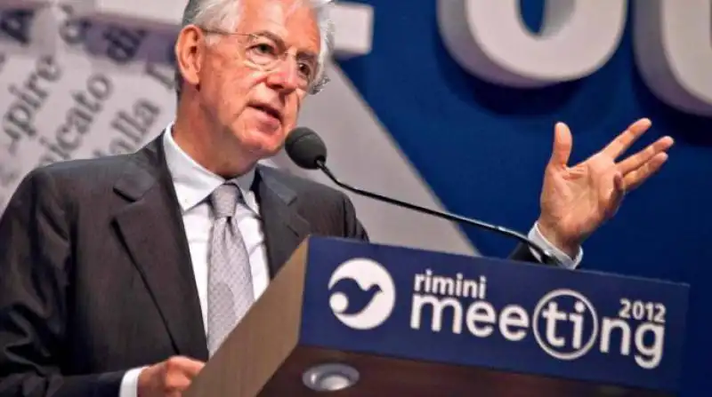 MARIO MONTI AL MEETING DI RIMINI