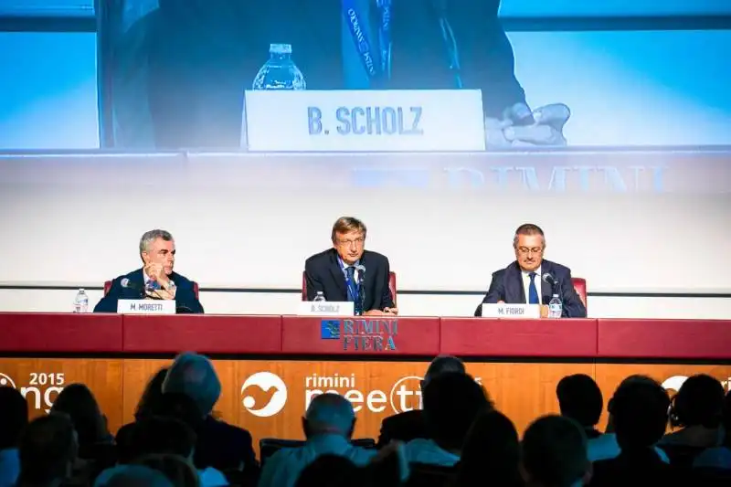 mauro moretti, bernhard scholz, miro fiordi al meeting cl