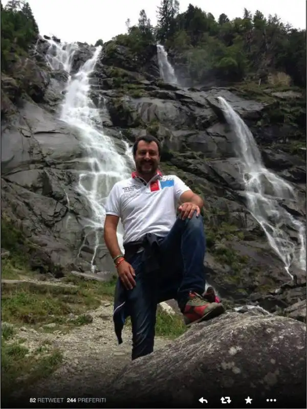 salvini in montagna