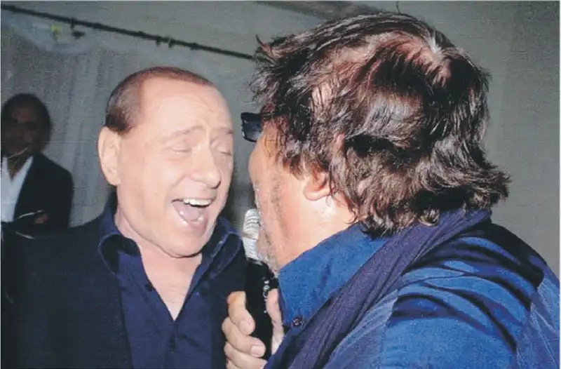 silvio berlusconi con umberto smaila a porto rotondo