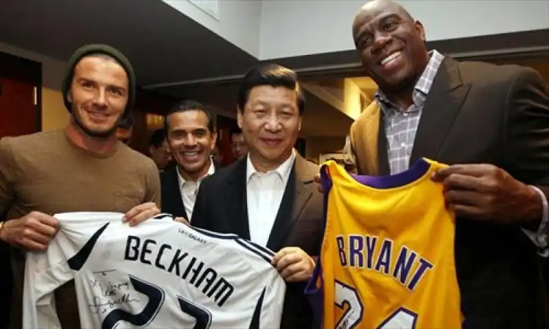 xi jinping con beckham e bryant