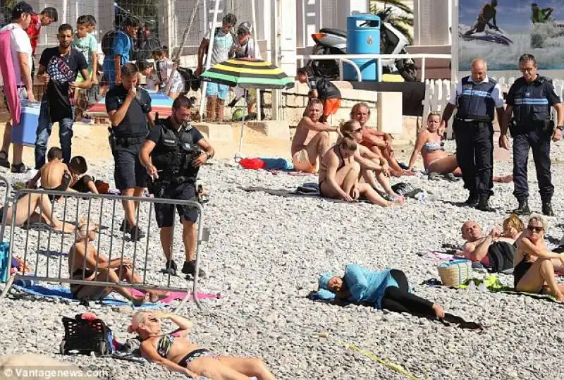 controlli burkini a nizza