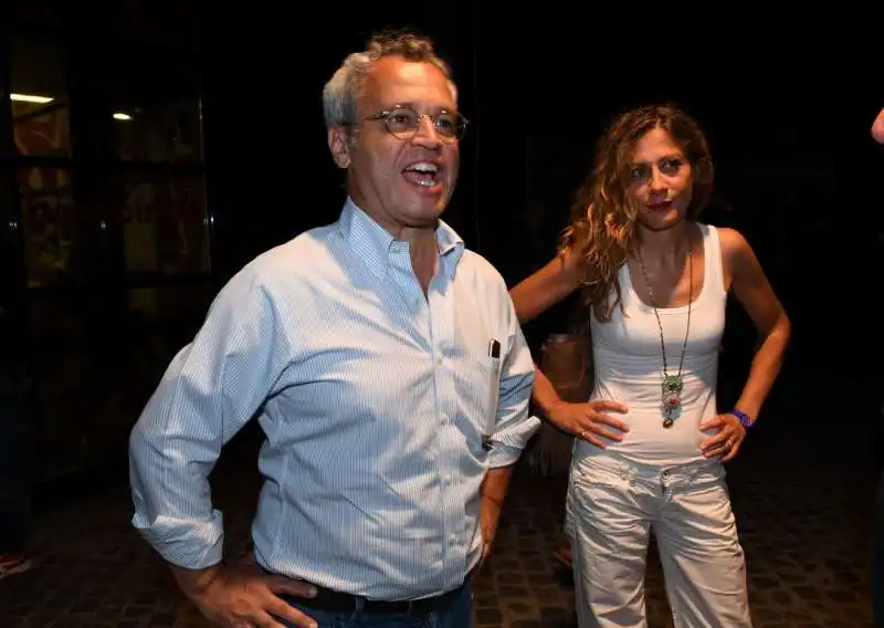 enrico mentana e francesca fagnani