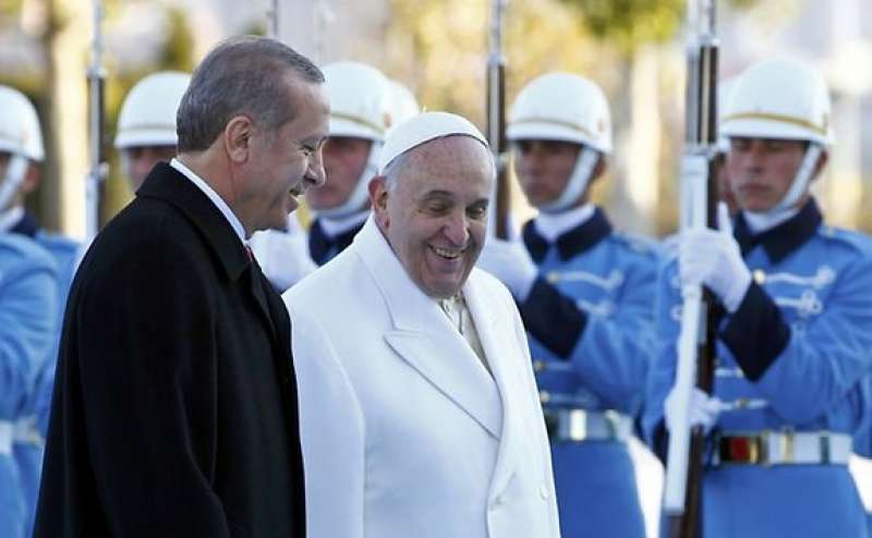 erdogan papa francesco bergoglio