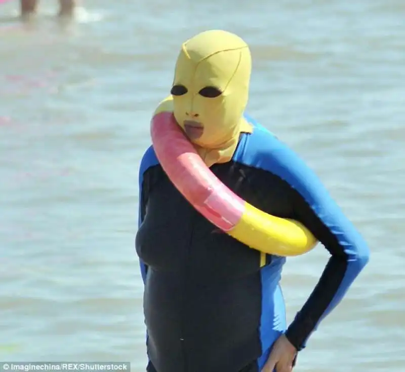 facekini in cina