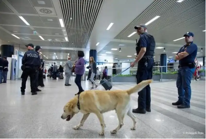 FIUMICINO CONTROLLI ANTITERRORISMO