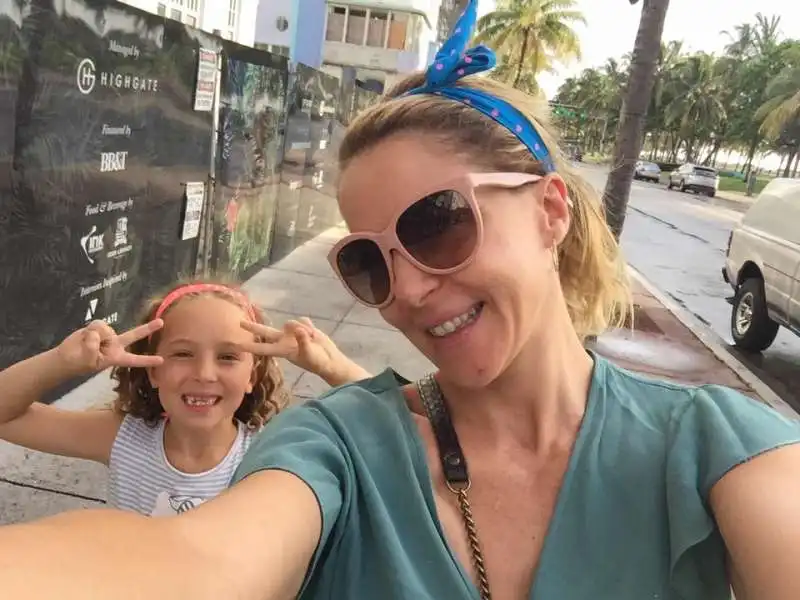 gerini e figlia a miami