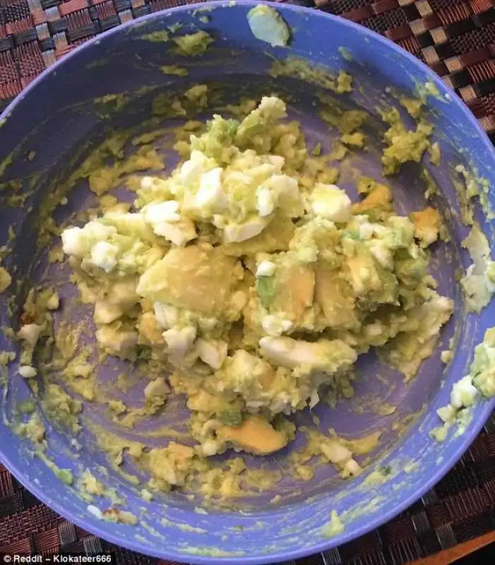 guacamole e uova