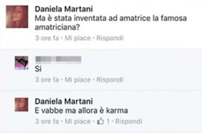 i commenti di daniela martani sul terremoto di amatrice