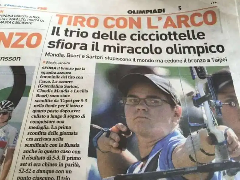 le cicciottelle del tiro con l arco