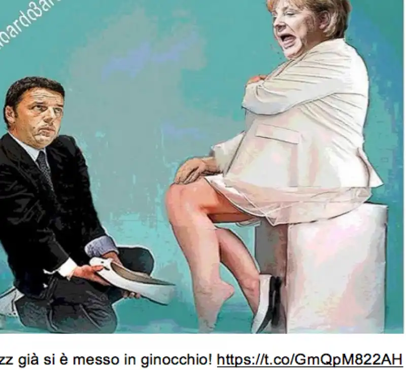 RENZI E MERKEL