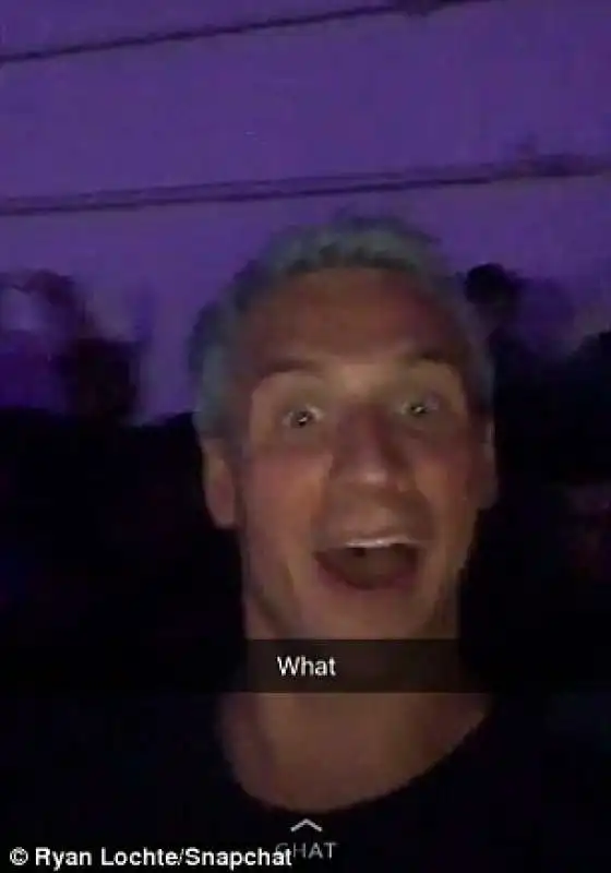 ryan lochte alla festa prima della presunta rapina