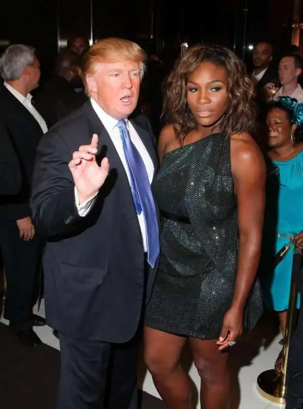 serena williams trump