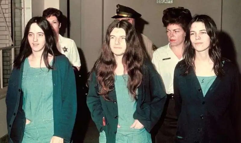 susan atkins, patricia krenwinkle, and leslie van houton