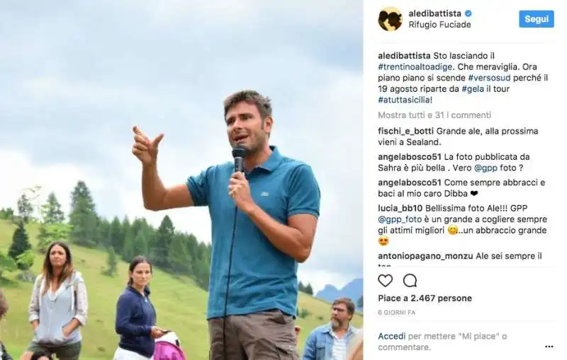 alessandro di battista instagram  8