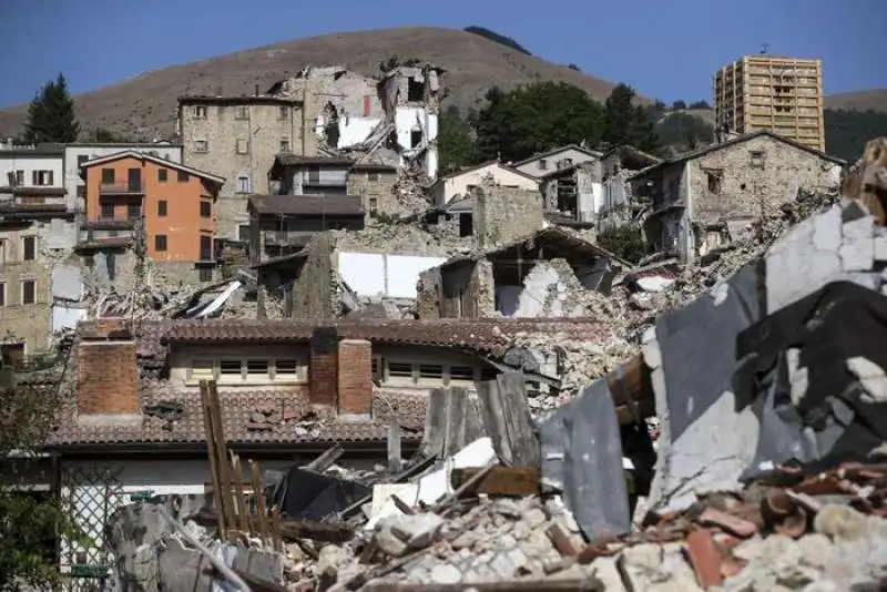 amatrice  un anno dopo 