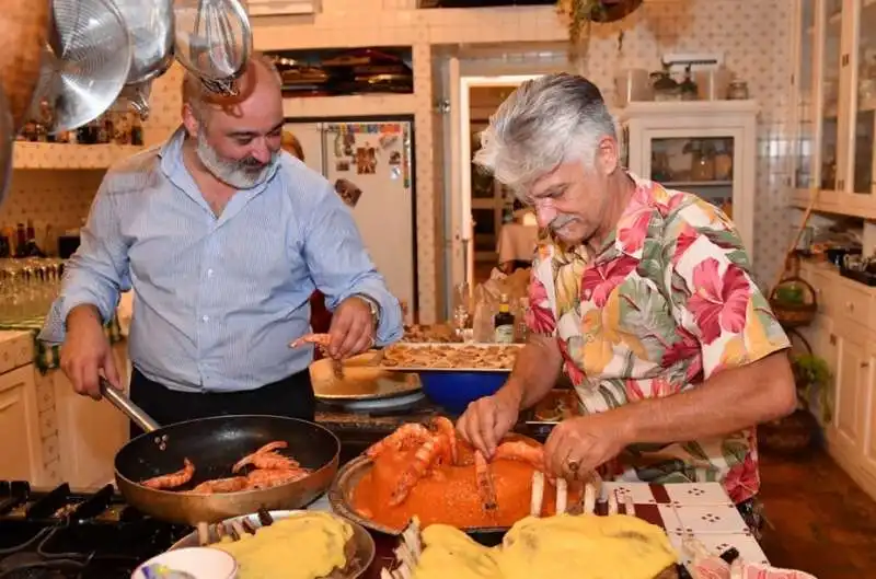 carlo spallino centonze e roberto lucifero in cucina