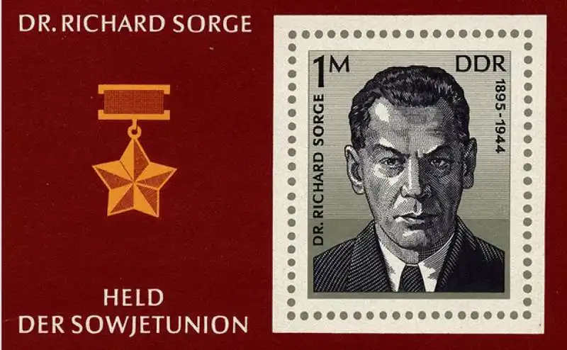 Francobollo DDr per Richard Sorge