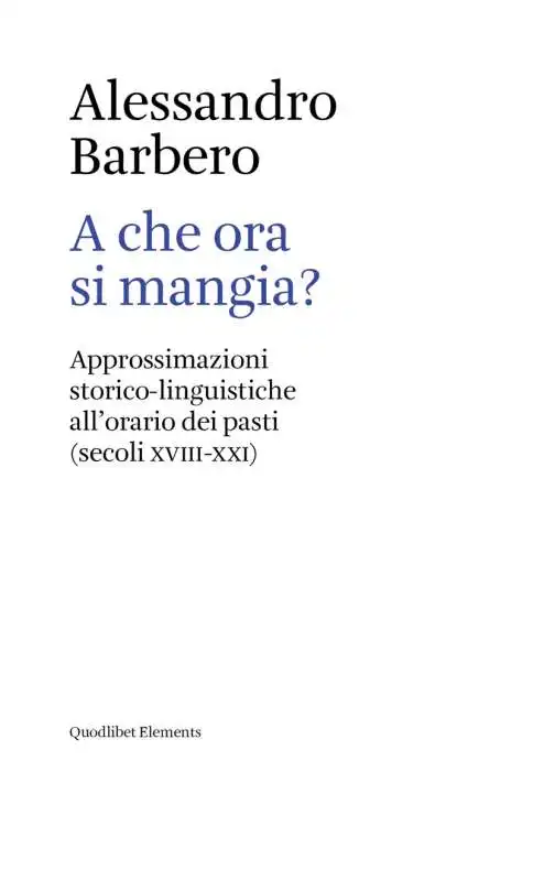 LA COPERTINA DEL LIBRO DI ALESSANDRO BARBERO