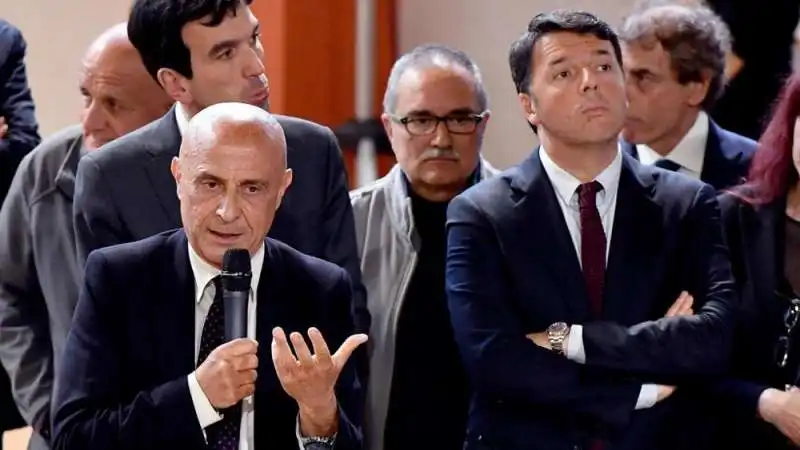 MARCO MINNITI E MATTEO RENZI 