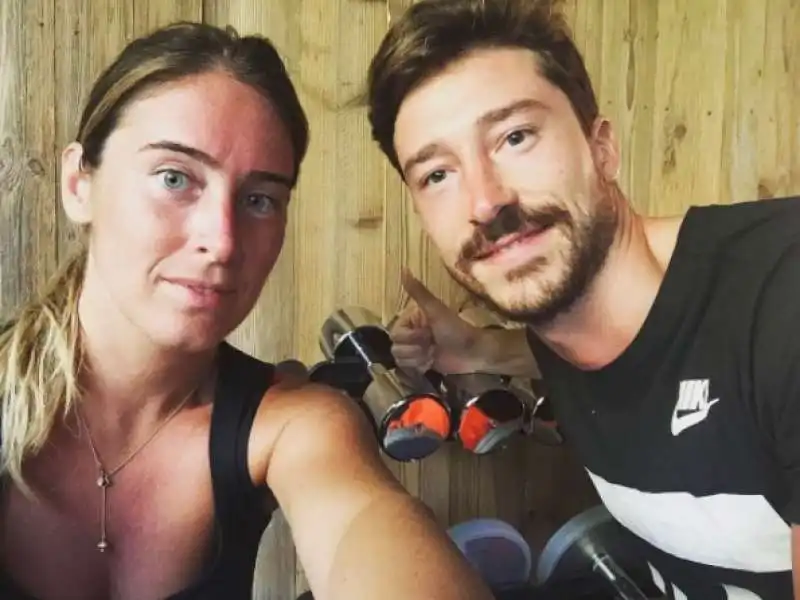 MARIA ELENA BOSCHI CON IL FRATELLO PIER FRANCESCO