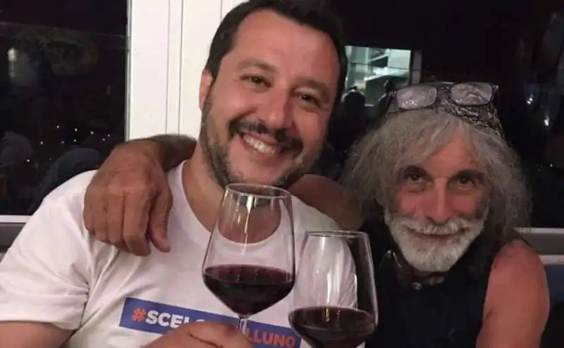 MATTEO SALVINI MAURO CORONA