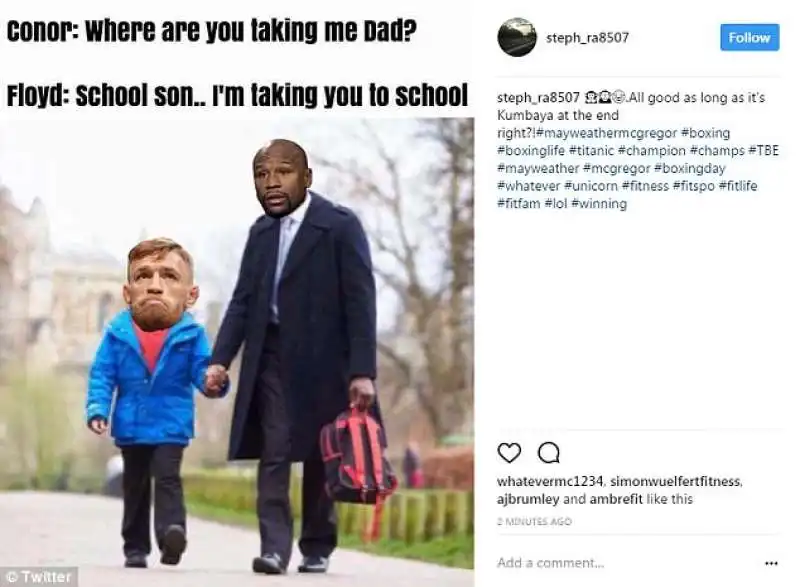 meme su mcgregor e mayweather  3